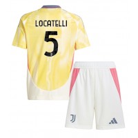 Juventus Manuel Locatelli #5 Replica Away Minikit 2024-25 Short Sleeve (+ pants)